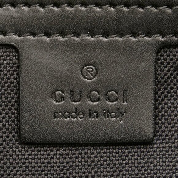 GUCCI Black Leather Tote Bag - Picture 7 of 9
